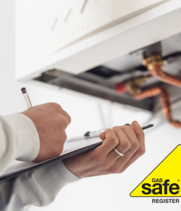 Gas Safe Engineer Taking Notes